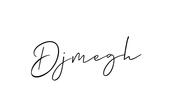 Also You can easily find your signature by using the search form. We will create Djmegh name handwritten signature images for you free of cost using Allison_Script sign style. Djmegh signature style 2 images and pictures png