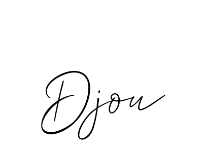 This is the best signature style for the Djou name. Also you like these signature font (Allison_Script). Mix name signature. Djou signature style 2 images and pictures png