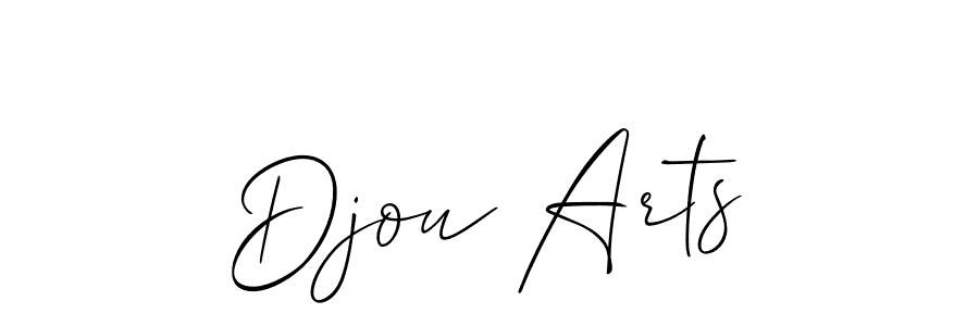 Make a beautiful signature design for name Djou Arts. With this signature (Allison_Script) style, you can create a handwritten signature for free. Djou Arts signature style 2 images and pictures png