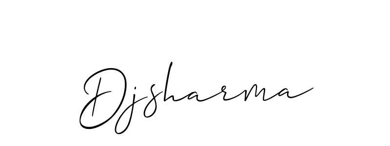 Make a beautiful signature design for name Djsharma. Use this online signature maker to create a handwritten signature for free. Djsharma signature style 2 images and pictures png