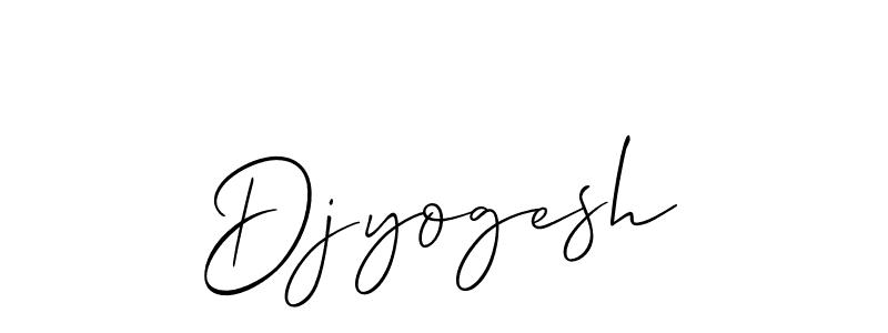 Best and Professional Signature Style for Djyogesh. Allison_Script Best Signature Style Collection. Djyogesh signature style 2 images and pictures png