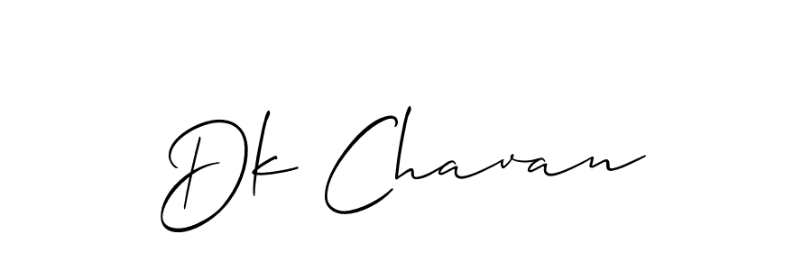 It looks lik you need a new signature style for name Dk Chavan. Design unique handwritten (Allison_Script) signature with our free signature maker in just a few clicks. Dk Chavan signature style 2 images and pictures png