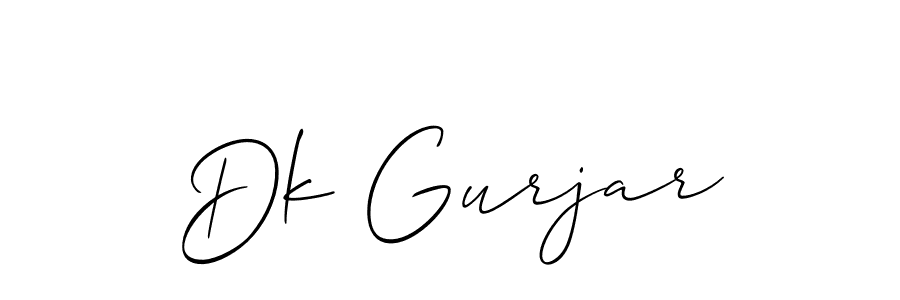 Once you've used our free online signature maker to create your best signature Allison_Script style, it's time to enjoy all of the benefits that Dk Gurjar name signing documents. Dk Gurjar signature style 2 images and pictures png