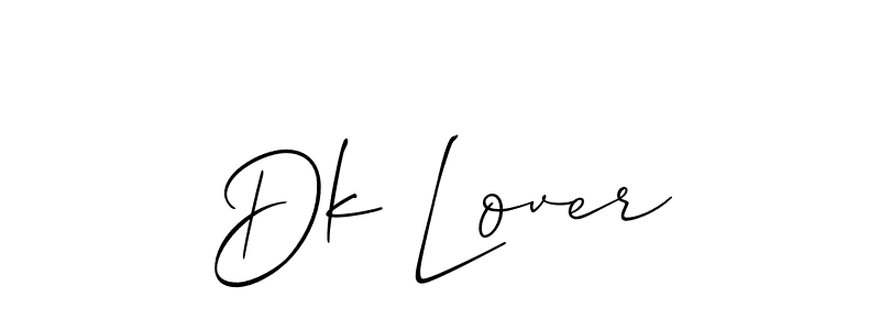 You can use this online signature creator to create a handwritten signature for the name Dk Lover. This is the best online autograph maker. Dk Lover signature style 2 images and pictures png