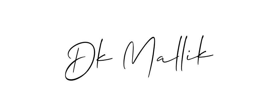 It looks lik you need a new signature style for name Dk Mallik. Design unique handwritten (Allison_Script) signature with our free signature maker in just a few clicks. Dk Mallik signature style 2 images and pictures png