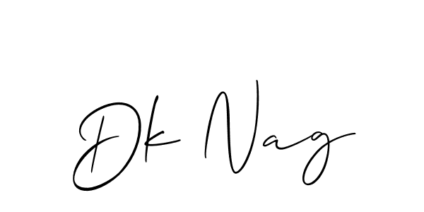 This is the best signature style for the Dk Nag name. Also you like these signature font (Allison_Script). Mix name signature. Dk Nag signature style 2 images and pictures png