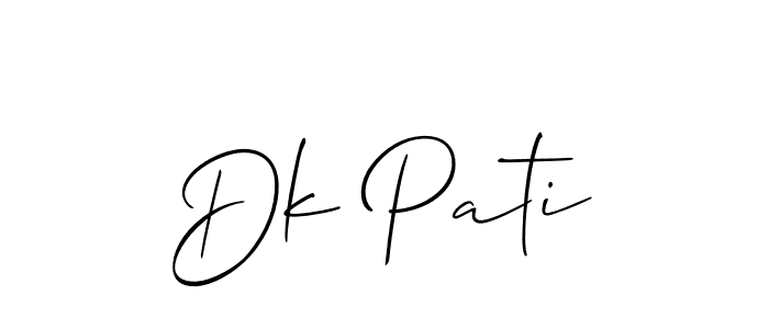 Once you've used our free online signature maker to create your best signature Allison_Script style, it's time to enjoy all of the benefits that Dk Pati name signing documents. Dk Pati signature style 2 images and pictures png