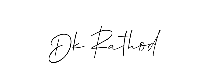 How to Draw Dk Rathod signature style? Allison_Script is a latest design signature styles for name Dk Rathod. Dk Rathod signature style 2 images and pictures png