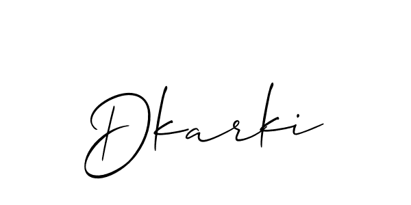 Here are the top 10 professional signature styles for the name Dkarki. These are the best autograph styles you can use for your name. Dkarki signature style 2 images and pictures png