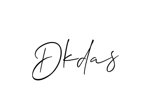 How to make Dkdas name signature. Use Allison_Script style for creating short signs online. This is the latest handwritten sign. Dkdas signature style 2 images and pictures png