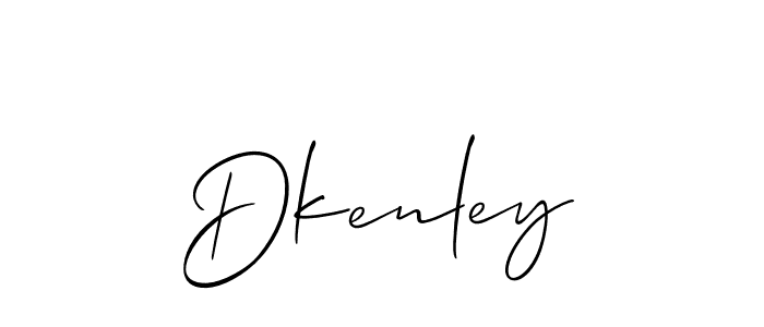 It looks lik you need a new signature style for name Dkenley. Design unique handwritten (Allison_Script) signature with our free signature maker in just a few clicks. Dkenley signature style 2 images and pictures png