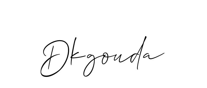 You should practise on your own different ways (Allison_Script) to write your name (Dkgouda) in signature. don't let someone else do it for you. Dkgouda signature style 2 images and pictures png