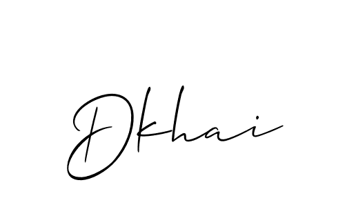 Dkhai stylish signature style. Best Handwritten Sign (Allison_Script) for my name. Handwritten Signature Collection Ideas for my name Dkhai. Dkhai signature style 2 images and pictures png