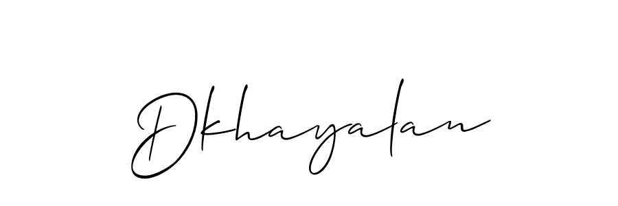 Make a beautiful signature design for name Dkhayalan. Use this online signature maker to create a handwritten signature for free. Dkhayalan signature style 2 images and pictures png