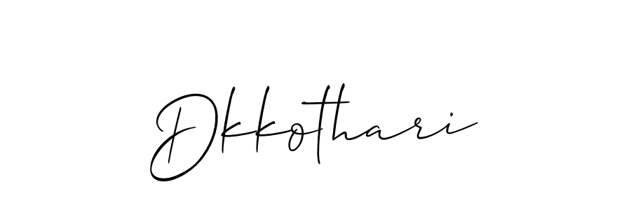 How to Draw Dkkothari signature style? Allison_Script is a latest design signature styles for name Dkkothari. Dkkothari signature style 2 images and pictures png