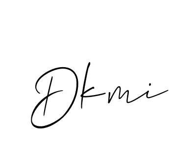 Also we have Dkmi name is the best signature style. Create professional handwritten signature collection using Allison_Script autograph style. Dkmi signature style 2 images and pictures png