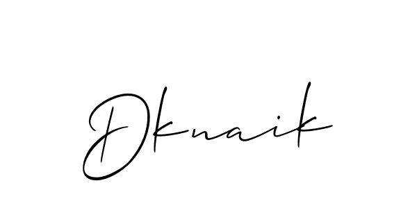 if you are searching for the best signature style for your name Dknaik. so please give up your signature search. here we have designed multiple signature styles  using Allison_Script. Dknaik signature style 2 images and pictures png