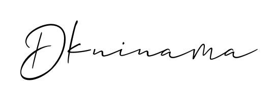 You should practise on your own different ways (Allison_Script) to write your name (Dkninama) in signature. Don't let someone else do it for you. Dkninama signature style 2 images and pictures png