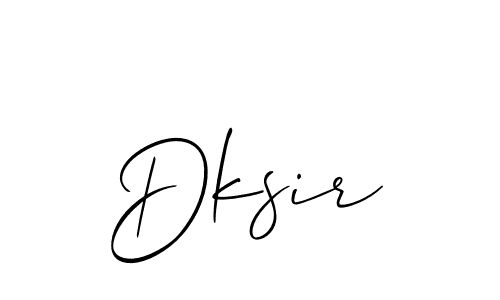 Once you've used our free online signature maker to create your best signature Allison_Script style, it's time to enjoy all of the benefits that Dksir name signing documents. Dksir signature style 2 images and pictures png