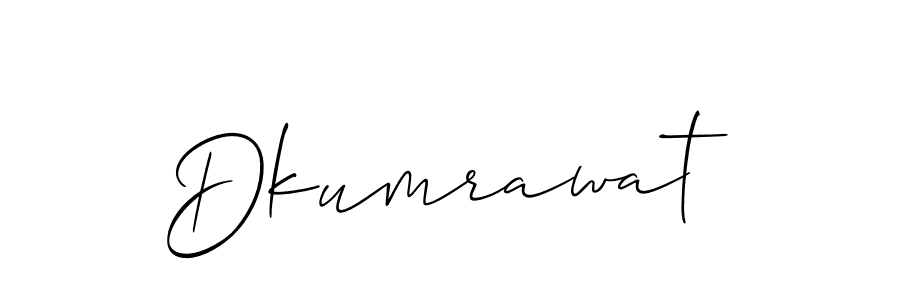 Best and Professional Signature Style for Dkumrawat. Allison_Script Best Signature Style Collection. Dkumrawat signature style 2 images and pictures png