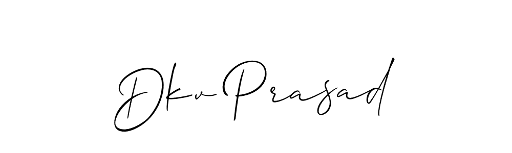 Make a beautiful signature design for name Dkv Prasad. Use this online signature maker to create a handwritten signature for free. Dkv Prasad signature style 2 images and pictures png