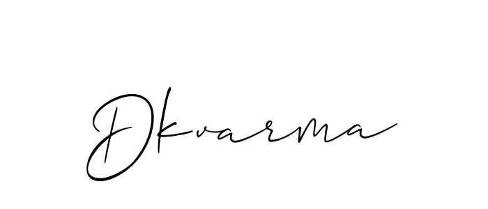 Similarly Allison_Script is the best handwritten signature design. Signature creator online .You can use it as an online autograph creator for name Dkvarma. Dkvarma signature style 2 images and pictures png