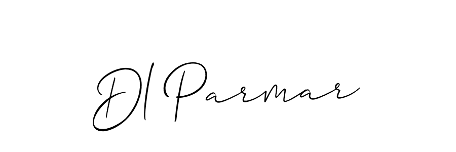 How to Draw Dl Parmar signature style? Allison_Script is a latest design signature styles for name Dl Parmar. Dl Parmar signature style 2 images and pictures png