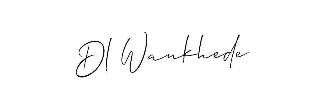 Make a beautiful signature design for name Dl Wankhede. Use this online signature maker to create a handwritten signature for free. Dl Wankhede signature style 2 images and pictures png