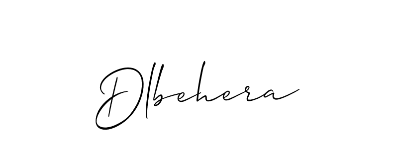 Also You can easily find your signature by using the search form. We will create Dlbehera name handwritten signature images for you free of cost using Allison_Script sign style. Dlbehera signature style 2 images and pictures png