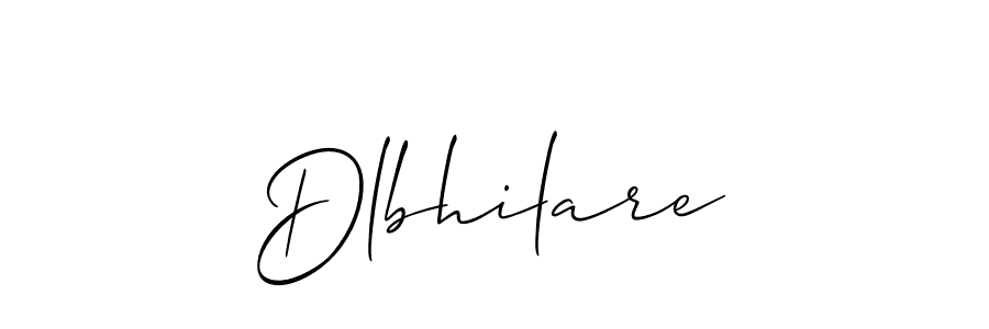 Best and Professional Signature Style for Dlbhilare. Allison_Script Best Signature Style Collection. Dlbhilare signature style 2 images and pictures png