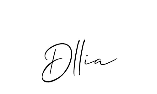 Once you've used our free online signature maker to create your best signature Allison_Script style, it's time to enjoy all of the benefits that Dllia name signing documents. Dllia signature style 2 images and pictures png