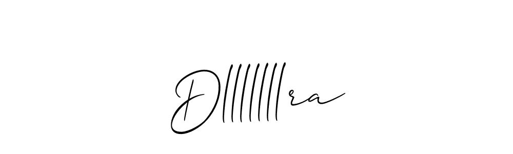 You should practise on your own different ways (Allison_Script) to write your name (Dlllllllra) in signature. don't let someone else do it for you. Dlllllllra signature style 2 images and pictures png