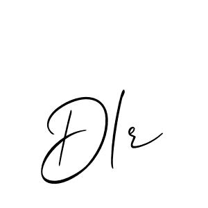 The best way (Allison_Script) to make a short signature is to pick only two or three words in your name. The name Dlr include a total of six letters. For converting this name. Dlr signature style 2 images and pictures png