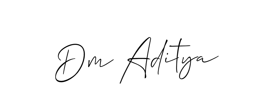 Once you've used our free online signature maker to create your best signature Allison_Script style, it's time to enjoy all of the benefits that Dm Aditya name signing documents. Dm Aditya signature style 2 images and pictures png