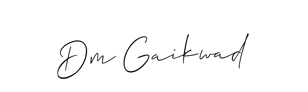 You can use this online signature creator to create a handwritten signature for the name Dm Gaikwad. This is the best online autograph maker. Dm Gaikwad signature style 2 images and pictures png