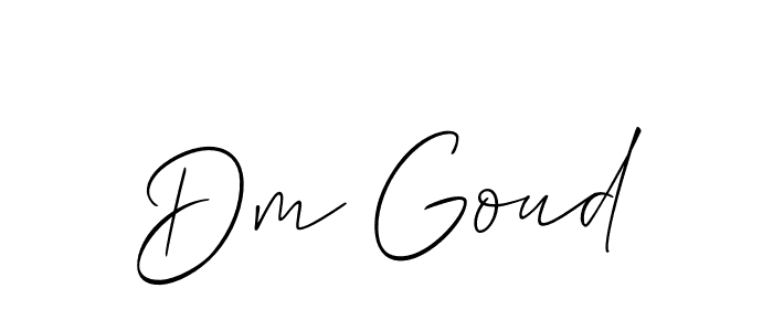 Similarly Allison_Script is the best handwritten signature design. Signature creator online .You can use it as an online autograph creator for name Dm Goud. Dm Goud signature style 2 images and pictures png