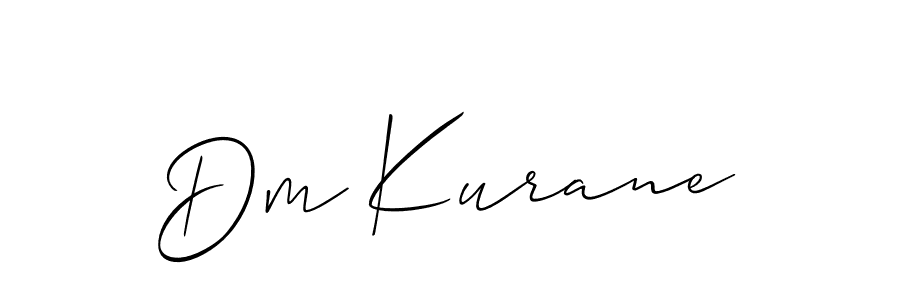 if you are searching for the best signature style for your name Dm Kurane. so please give up your signature search. here we have designed multiple signature styles  using Allison_Script. Dm Kurane signature style 2 images and pictures png