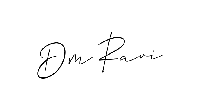 How to Draw Dm Ravi signature style? Allison_Script is a latest design signature styles for name Dm Ravi. Dm Ravi signature style 2 images and pictures png