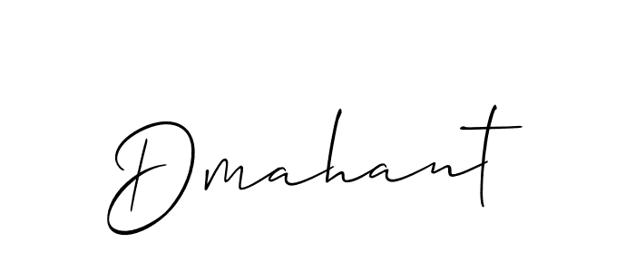 Also You can easily find your signature by using the search form. We will create Dmahant name handwritten signature images for you free of cost using Allison_Script sign style. Dmahant signature style 2 images and pictures png