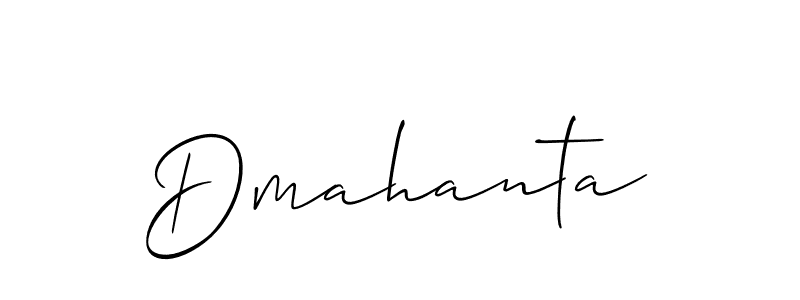 Once you've used our free online signature maker to create your best signature Allison_Script style, it's time to enjoy all of the benefits that Dmahanta name signing documents. Dmahanta signature style 2 images and pictures png