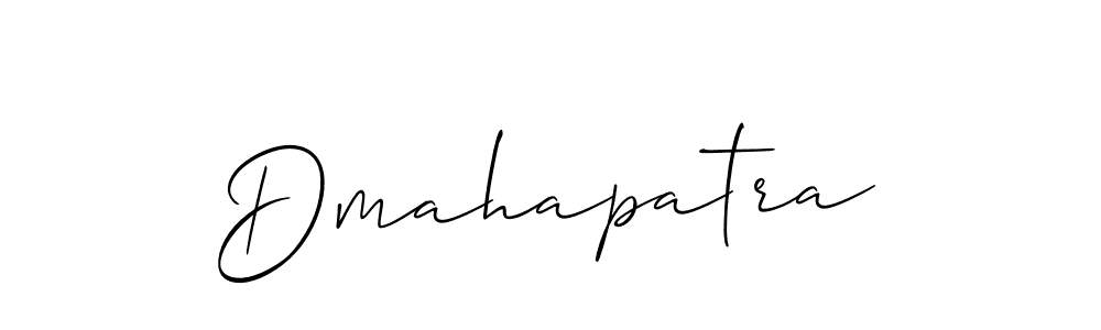 Also You can easily find your signature by using the search form. We will create Dmahapatra name handwritten signature images for you free of cost using Allison_Script sign style. Dmahapatra signature style 2 images and pictures png