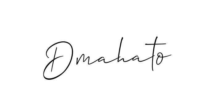 Create a beautiful signature design for name Dmahato. With this signature (Allison_Script) fonts, you can make a handwritten signature for free. Dmahato signature style 2 images and pictures png