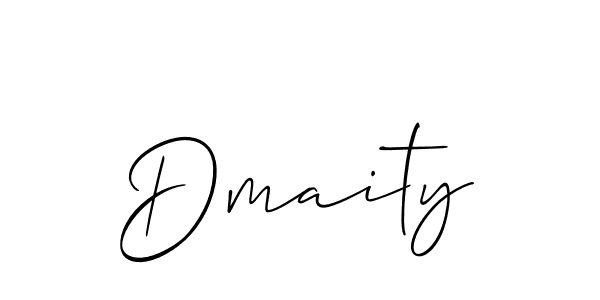 You should practise on your own different ways (Allison_Script) to write your name (Dmaity) in signature. don't let someone else do it for you. Dmaity signature style 2 images and pictures png