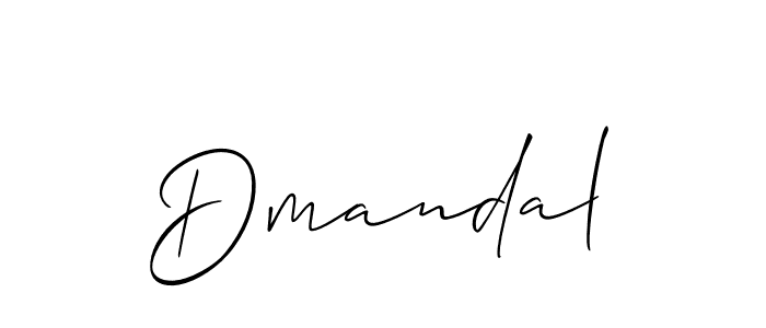 Best and Professional Signature Style for Dmandal. Allison_Script Best Signature Style Collection. Dmandal signature style 2 images and pictures png