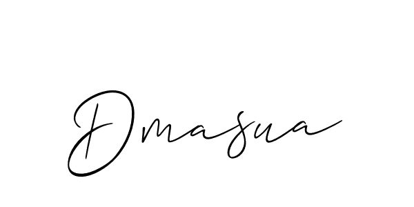 Use a signature maker to create a handwritten signature online. With this signature software, you can design (Allison_Script) your own signature for name Dmasua. Dmasua signature style 2 images and pictures png