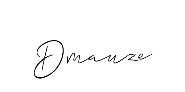 Make a beautiful signature design for name Dmauze. With this signature (Allison_Script) style, you can create a handwritten signature for free. Dmauze signature style 2 images and pictures png