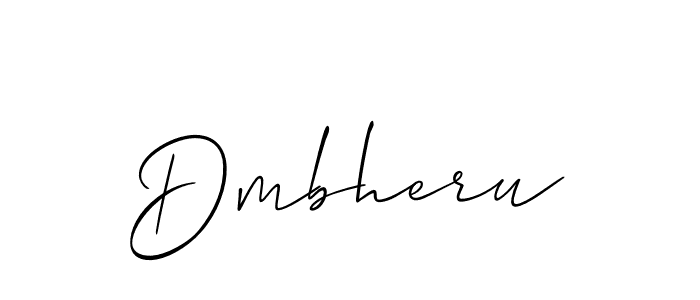 It looks lik you need a new signature style for name Dmbheru. Design unique handwritten (Allison_Script) signature with our free signature maker in just a few clicks. Dmbheru signature style 2 images and pictures png