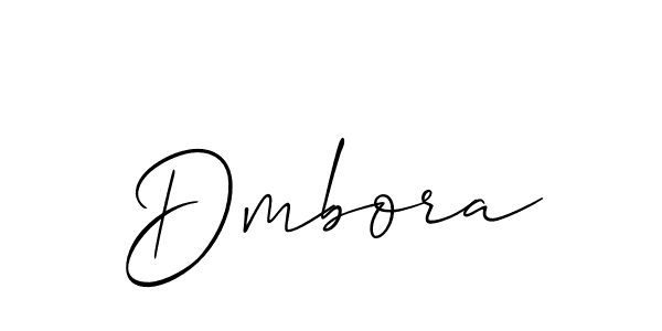 Make a beautiful signature design for name Dmbora. With this signature (Allison_Script) style, you can create a handwritten signature for free. Dmbora signature style 2 images and pictures png