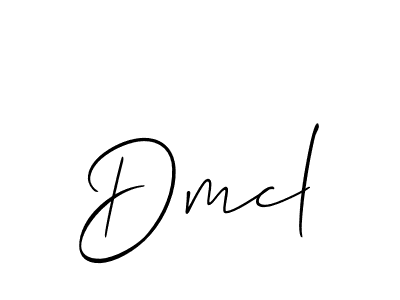 Dmcl stylish signature style. Best Handwritten Sign (Allison_Script) for my name. Handwritten Signature Collection Ideas for my name Dmcl. Dmcl signature style 2 images and pictures png