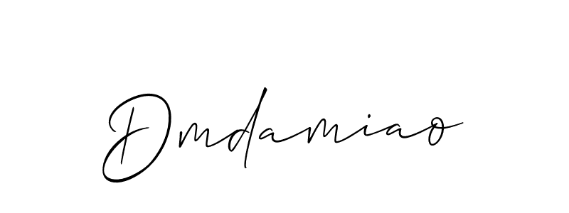 Once you've used our free online signature maker to create your best signature Allison_Script style, it's time to enjoy all of the benefits that Dmdamiao name signing documents. Dmdamiao signature style 2 images and pictures png